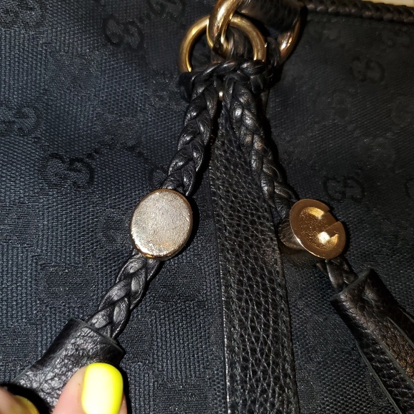 Authentic Gucci canvas large tote bag - Picture 4 of 8